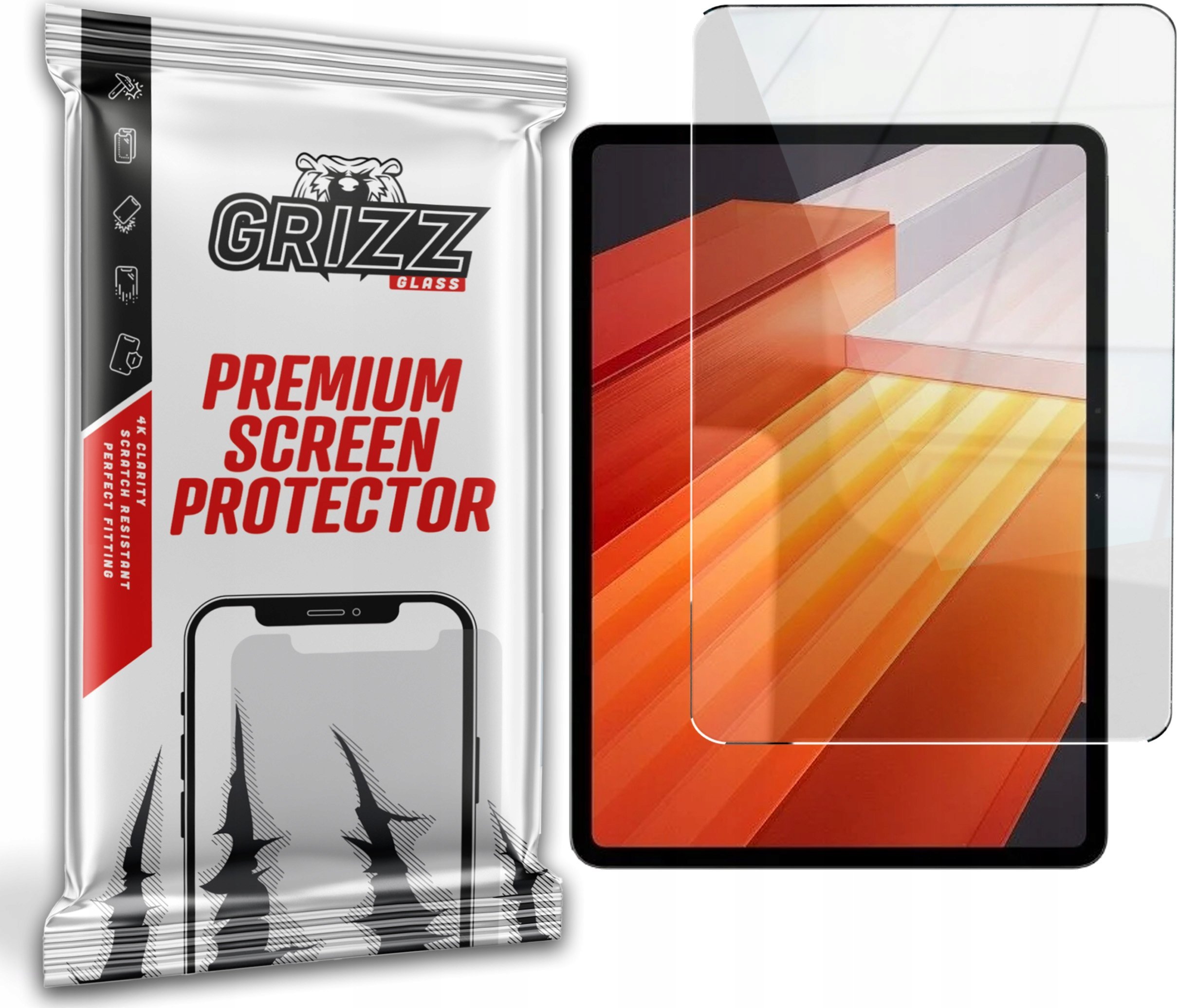 GrizzGlass Szkło hybrydowe GrizzGlass HybridGlass vivo iQOO Pad