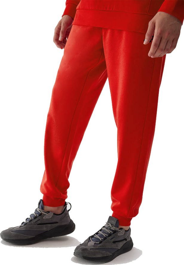 4f Spodnie dresowe 4F Męskie sportowe CZERWONE Długie M