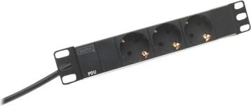 Digitus Listwa zasilająca PDU 10" Rack 3x gniazdo schuko (DN-95411)