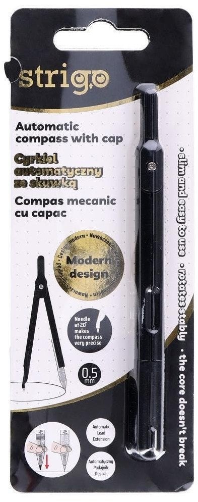 Cyrkiel automatyczny ze skuwką czarny