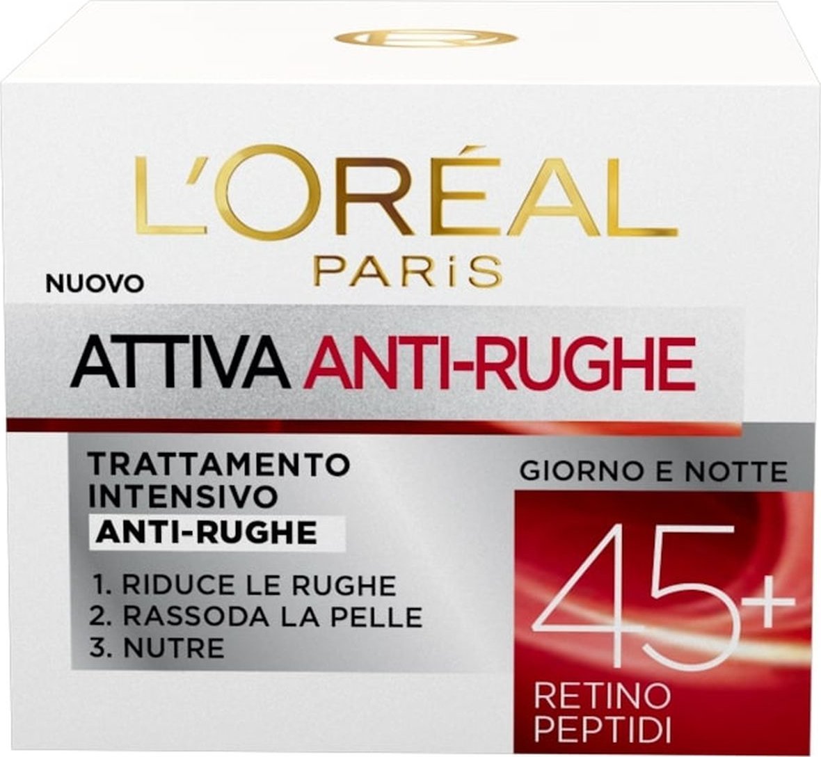 L’Oreal Paris Attiva Anti-Rughe Przeciwzmarszkowy krem do twarzy 45+ na dzień i noc 50ml
