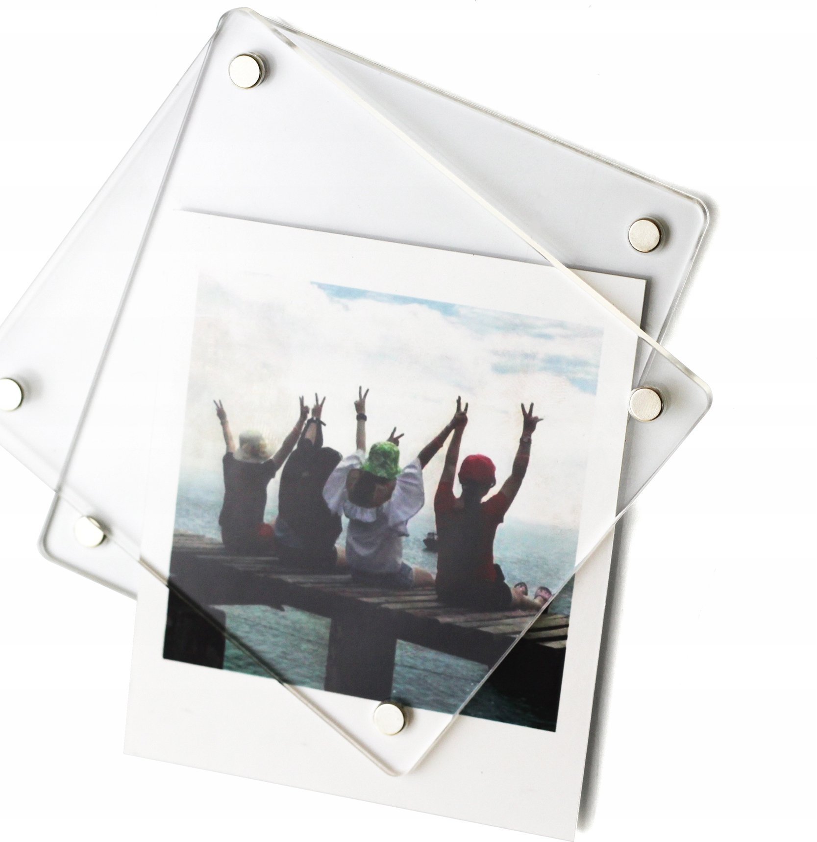 Ramka LoveInstant Ramka Magnes Do Zdjęć Polaroid 600 I-type Sx-70 / Rozmiar Max 8,8 X 10,8 Cm