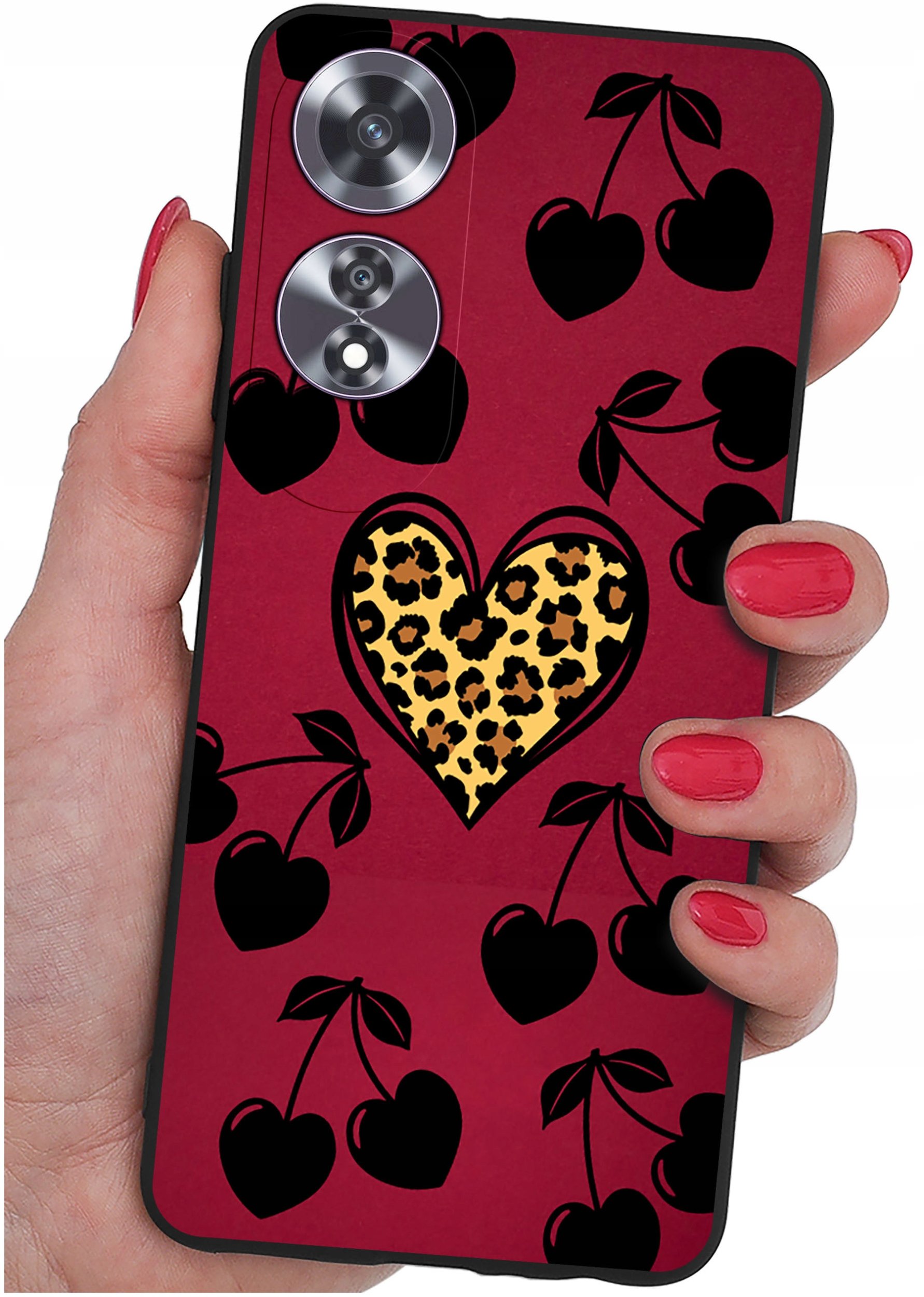 Etui do Oppo A60 4G WZORY |SILIKONOWE MATT CASE + SZKŁO 9H