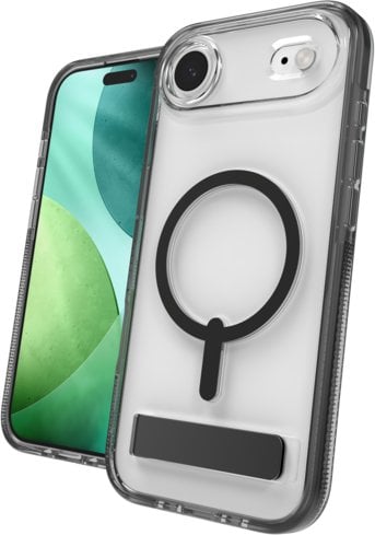 ZAGG Santa Cruz Snap KS - etui z podstawką do iPhone 17 Air kompatybilne z MagSafe (jet black)