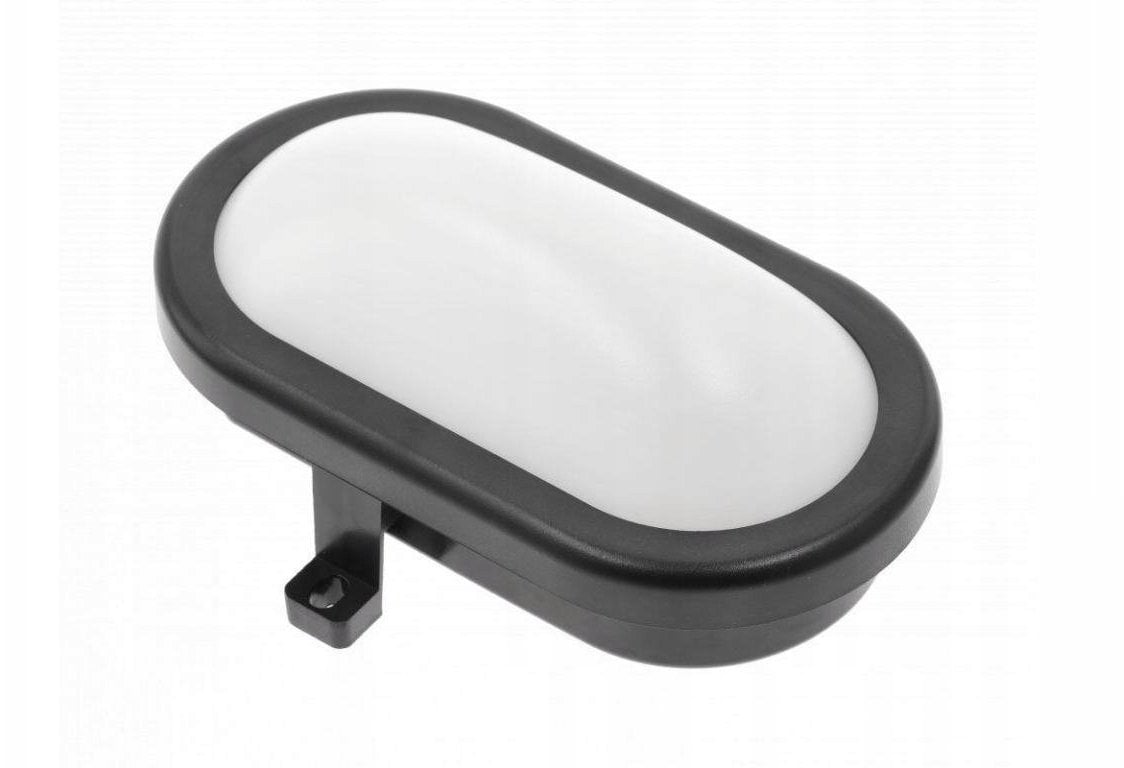 GTV Oprawa kanałowa LED OVALIO 5W 500lm AC230V IP54 czarny LD-OVALW5W10-NW