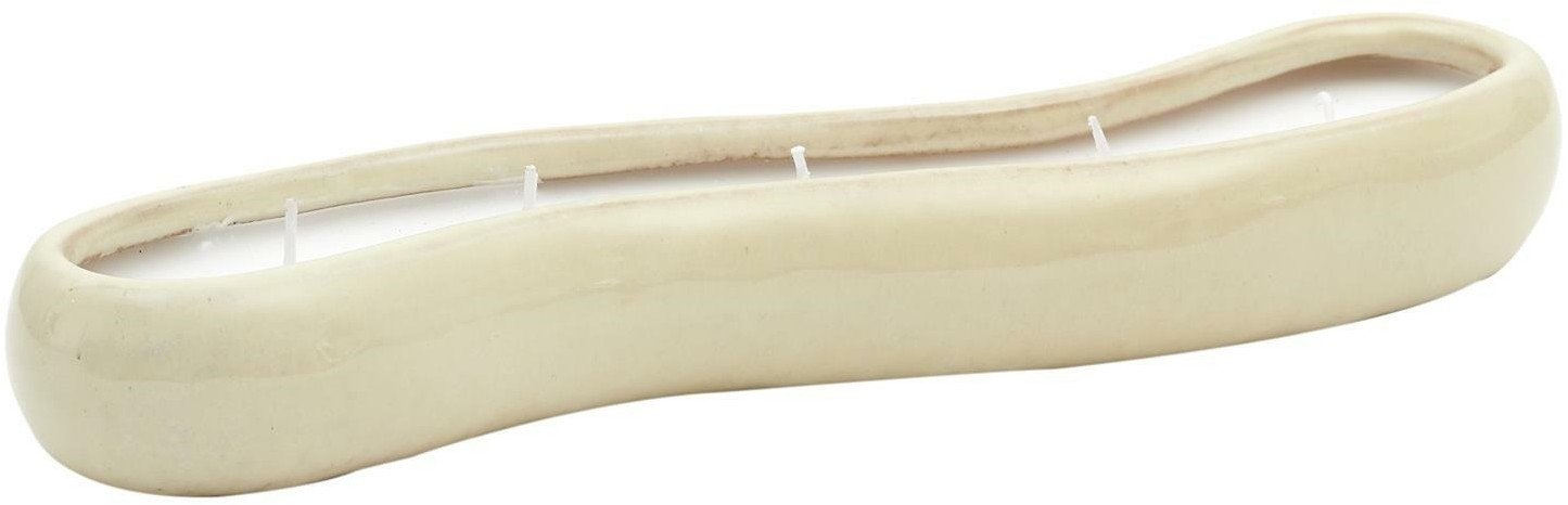 INTESI ŚWIECA CERAMICZNA GLAZE PODŁUŻNA BIAŁA