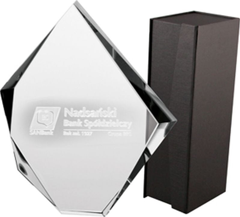 Victoria Sport Trofeum szklane grawerowane 3D z etui