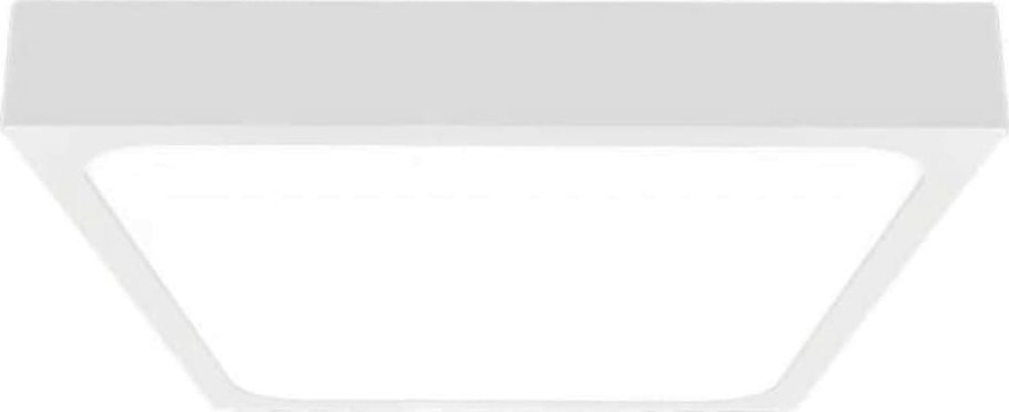 Lampa sufitowa V-TAC Plafon LED Kwadrat V-TAC 24W IP44 30x30cm Biały VT-8624 neutralna