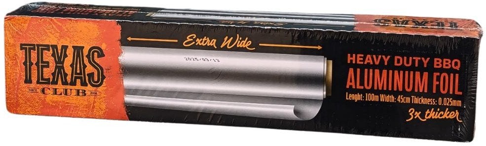 ALUMINUM FOIL TEXAS CLUB 45CM