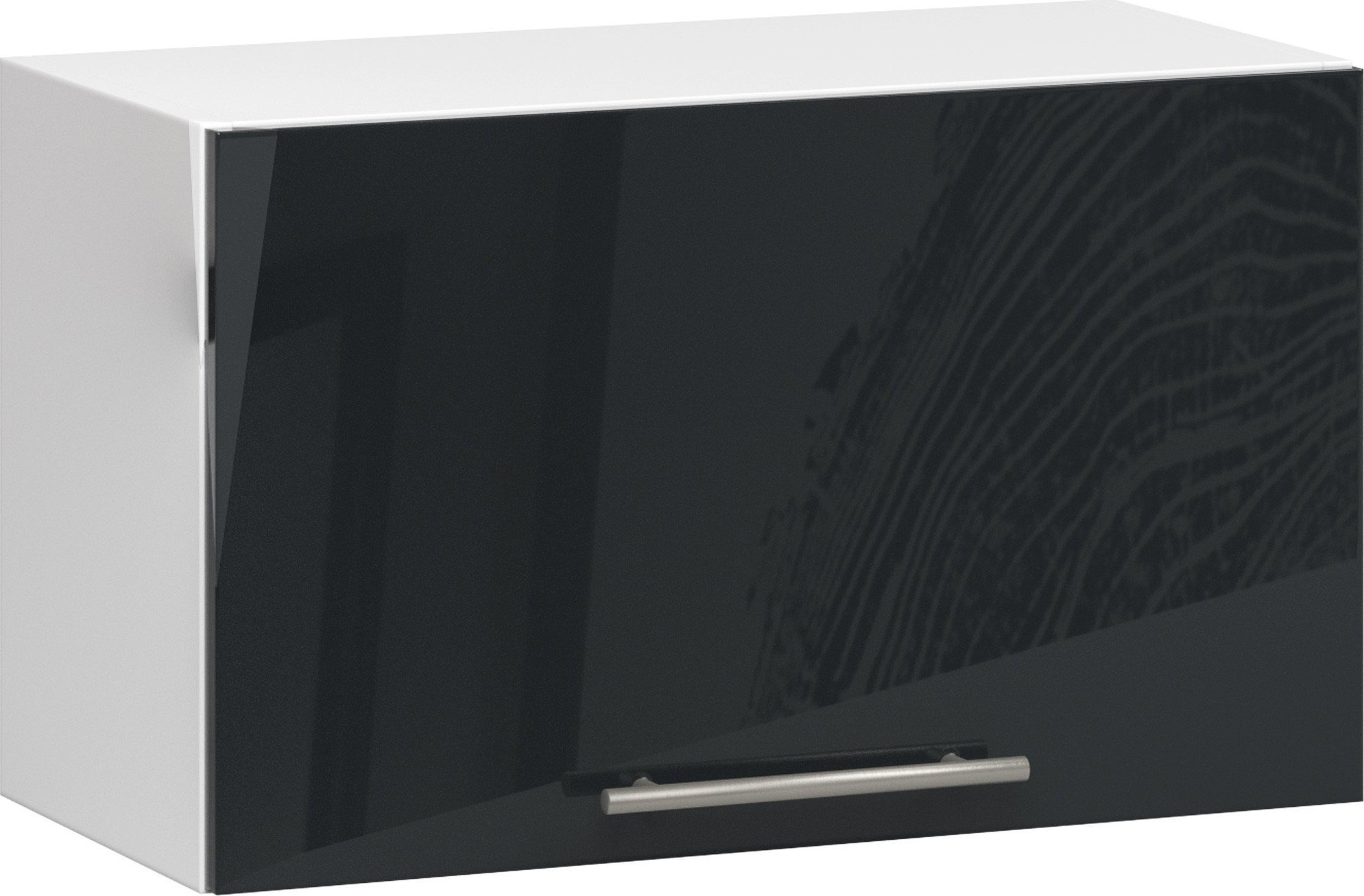 Fabryka Mebli Akord WISZĄCA SZAFKA KUCHENNA OKAPOWA OLIWIA 60 cm BIAŁA GRAFIT POŁYSK