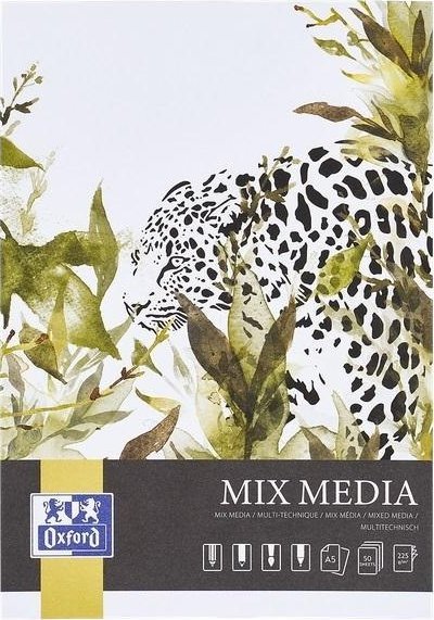 Blok artystyczny A5/50K mix media 225g klejony