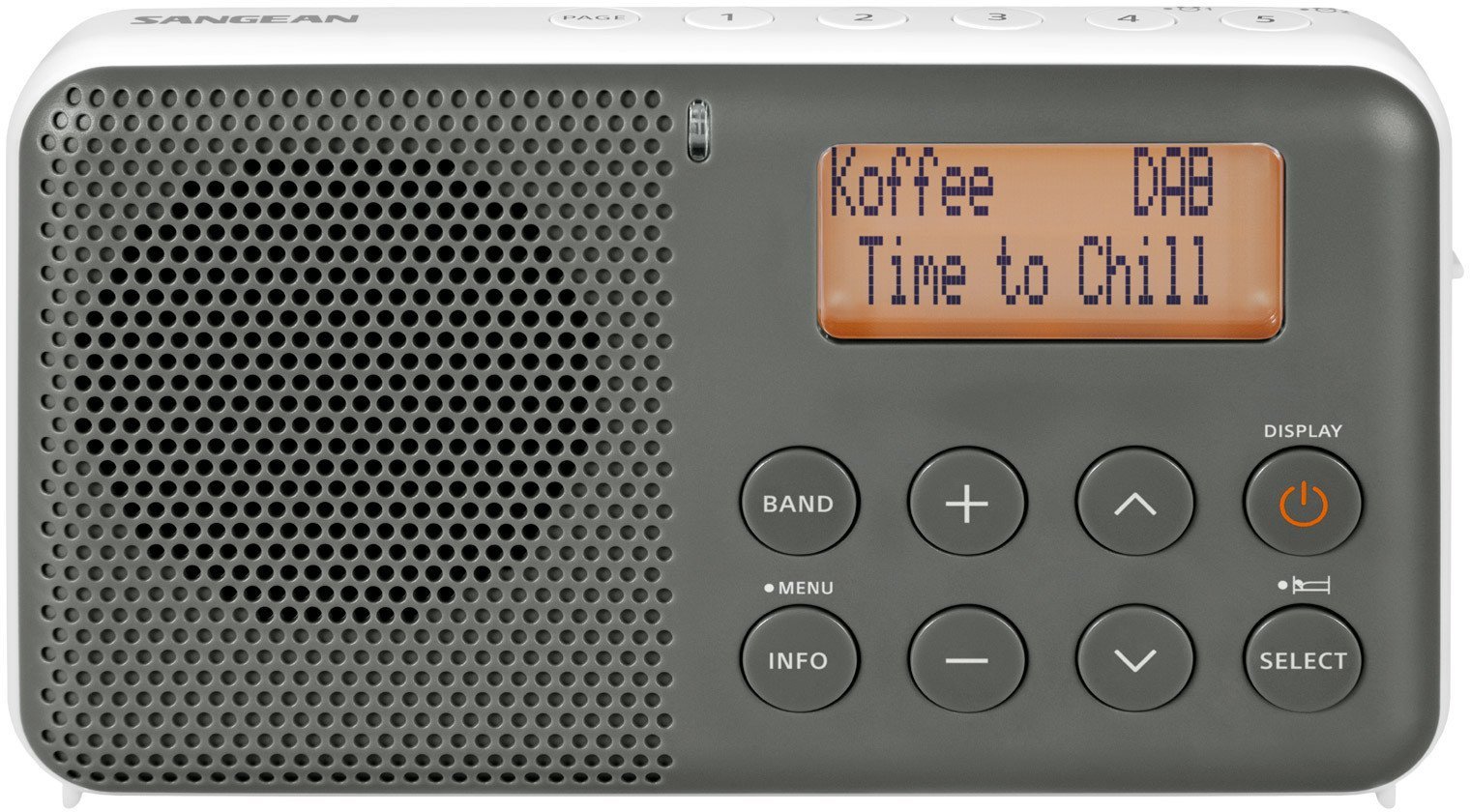 Sangean DPR-64 grau/weiß