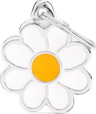 Zawieszka Adresówka Identyfikator z grawerem dla psa i kota stokrotka