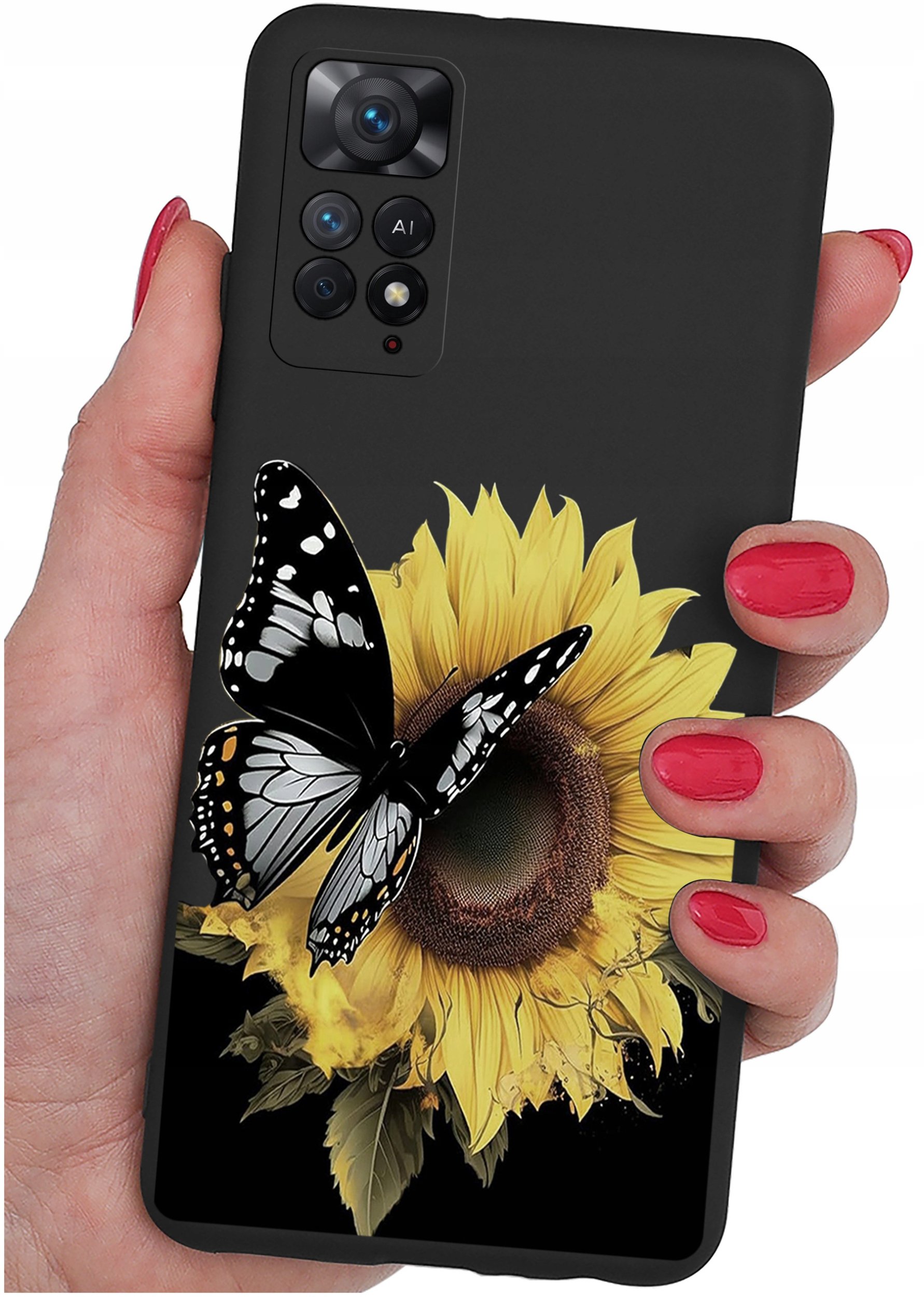 ETUI do Xiaomi Redmi Note 11 Pro | WZORY | SILIKONOWE MATT CASE + SZKŁO 9H