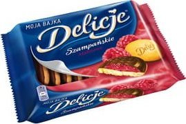 Delicje Szampańskie Malinowe 294g