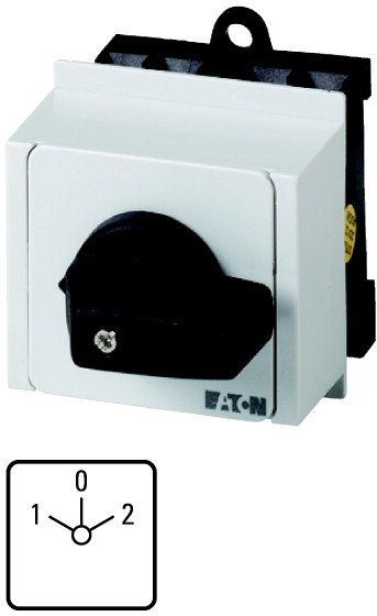 Eaton Łącznik krzywkowy 1-0-2 4P 20A montaż na szynie T0-4-8213/IVS (081559)