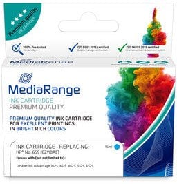 MediaRange MRHP655C nabój z tuszem 1 szt. Zamiennik Cyjan