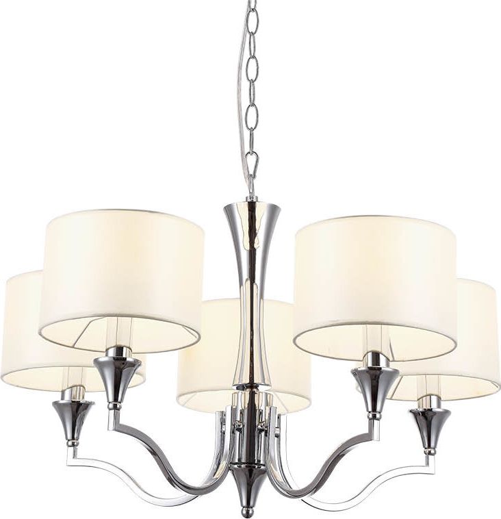 Lampa wisząca Cosmo Light Żyrandol Washington Silver White 65×128 cm Cosmo Light