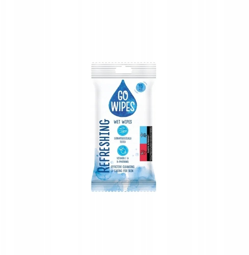 Chusteczki nawilżane GOWIPES, uniwersalne, 15 szt.
