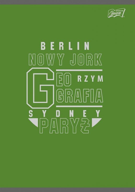 Interdruk Zeszyt do geografii a5 college 60 kartek geografia interdruk