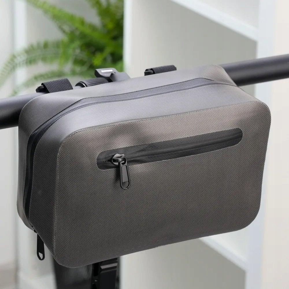 Torba na rower / hulajnogę na kierownicę wodoodporna z zamkiem FSBFB-674 niebieska