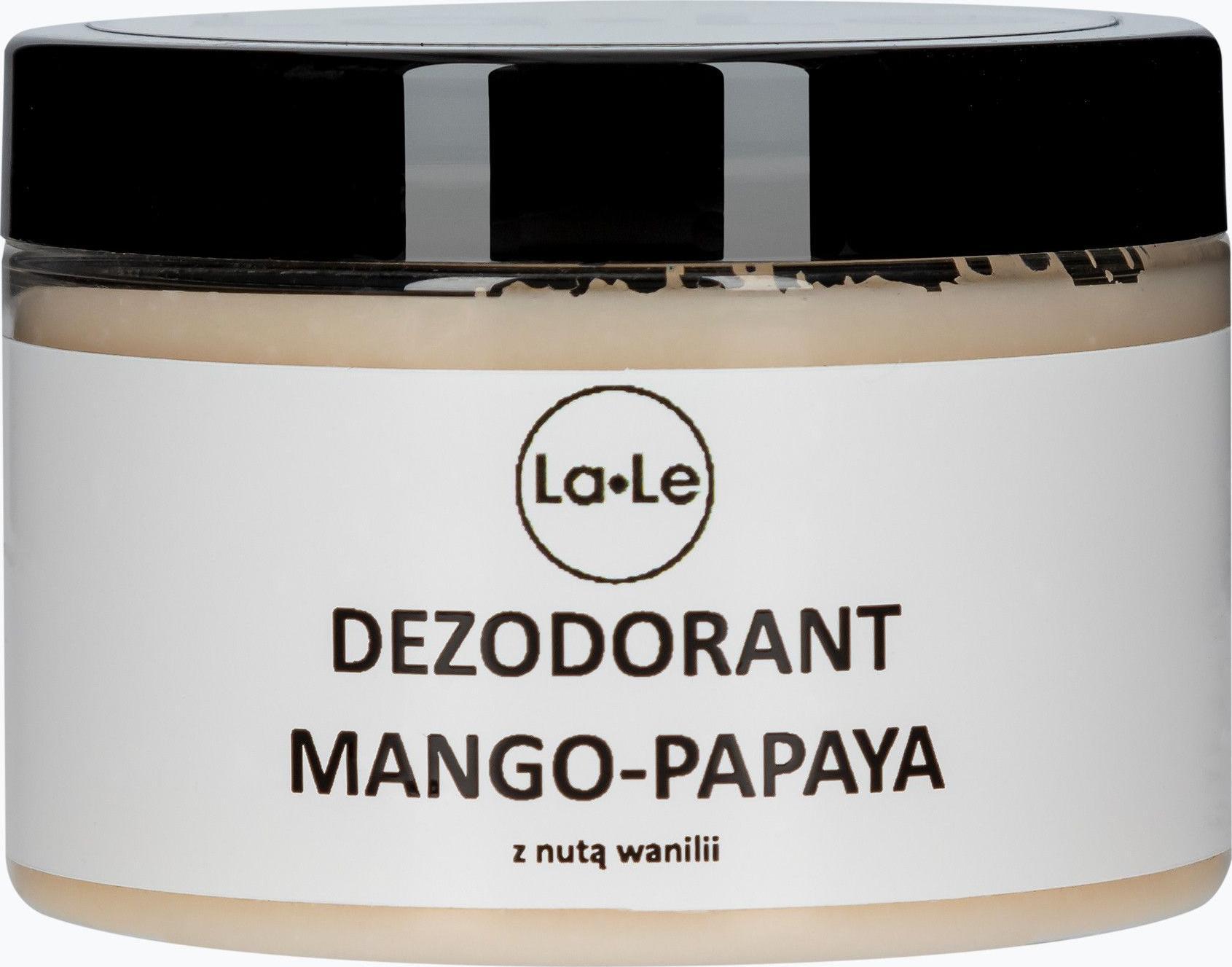 La-le Dezodorant mango-papaya z nutą wanilii 150ml La-Le