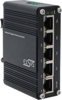 Exsys EXSYS EX-62020 5-portowy przemysłowy przełącznik Ethernet