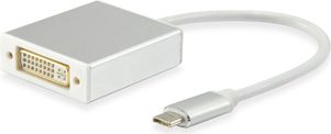 Adapter USB Equip USB-C - DVI Biały (133453)