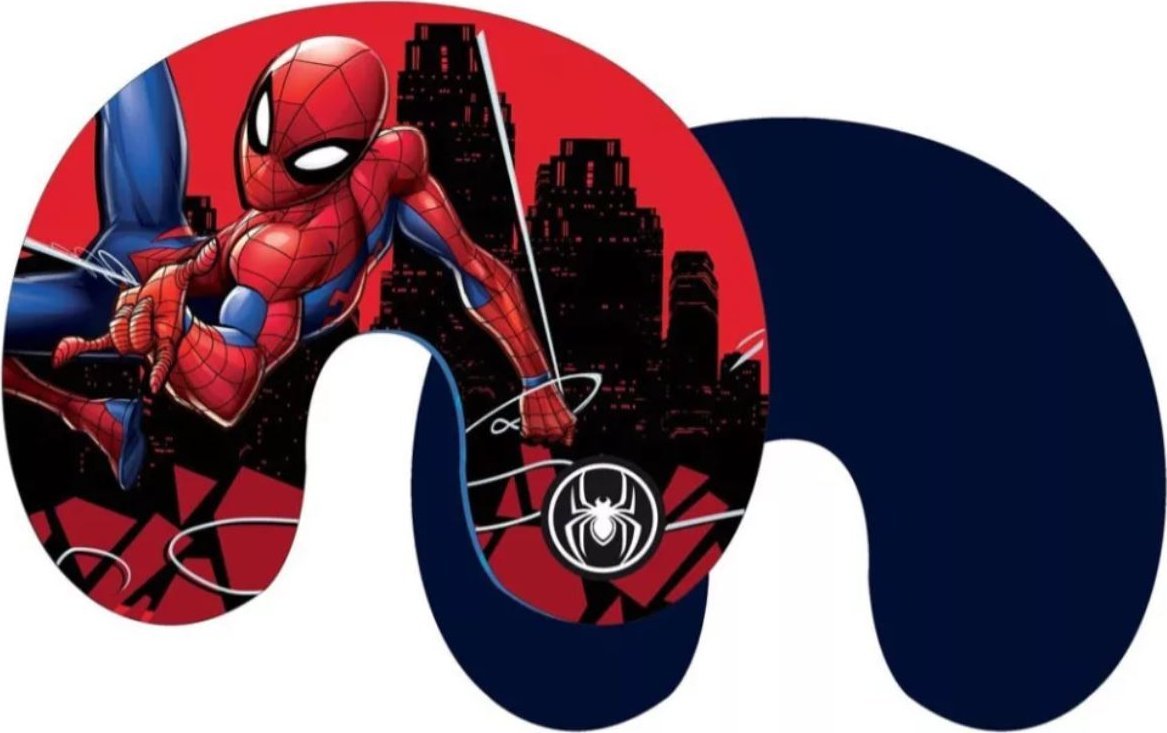 Zagłówek poduszka podróżna dla dzieci rogal na szyję pod głowę Spiderman