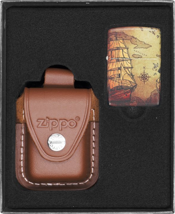Zestaw ZIPPO Zapalniczka PIRATE SHIP Prezentowy No2