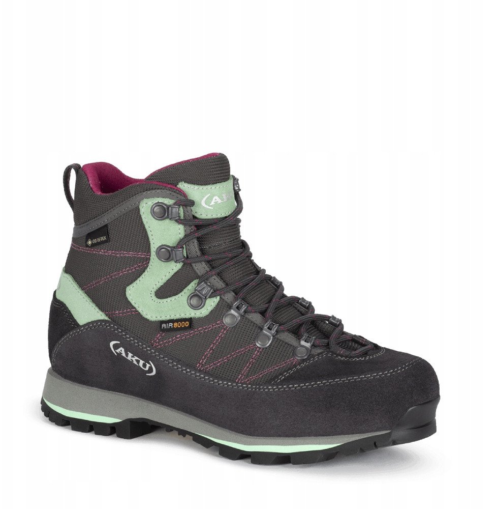 Buty trekkingowe damskie AKU Trekker Lite III GTX - grey/aquamarine