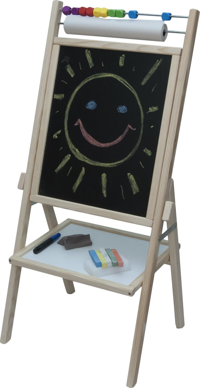 3toysm Dvipusė piešimo lenta su popieriaus ritiniu 3toysm, OPNY