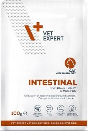 VetExpert Veterinary Diet Intestinal cat 100g pouch