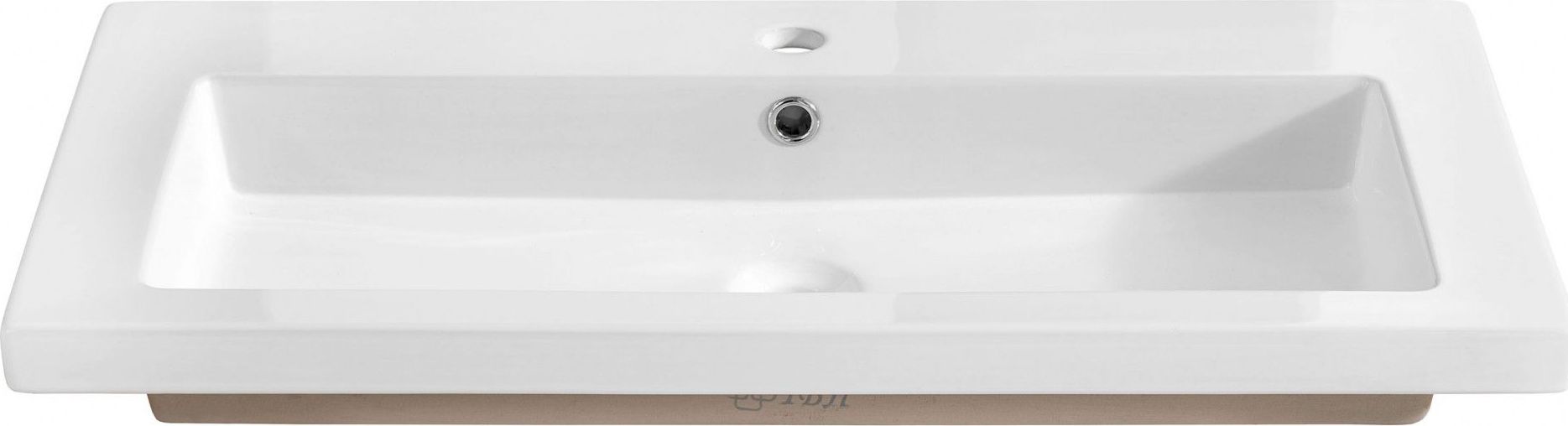 Umywalka Elior Vermona wpuszczana w blat 101cm biała