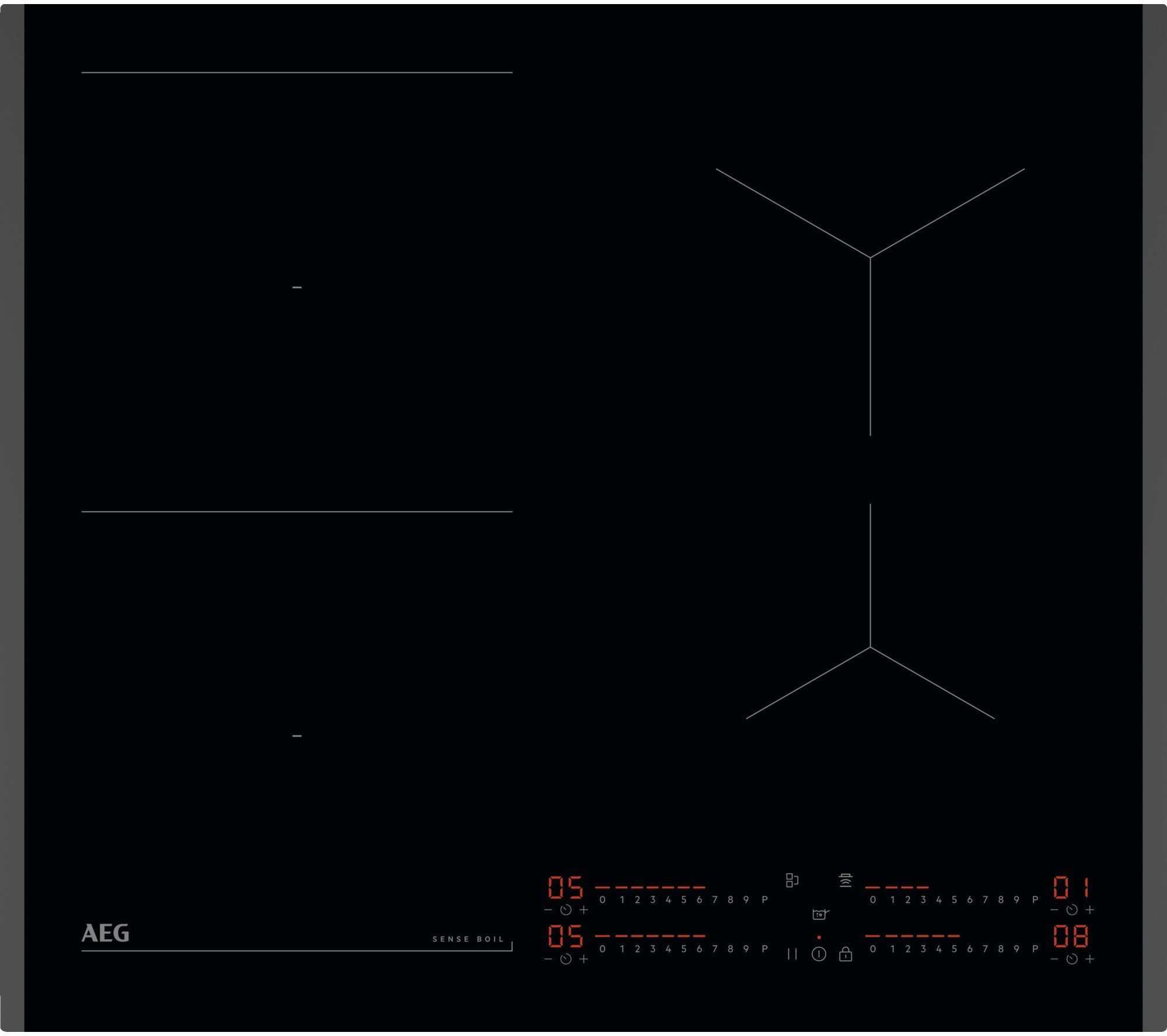 Indukcinė kaitlentė AEG TI64IB10FB