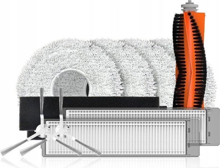 Ezviz Zestaw akcesoriów do odkurzacza Ezviz RS2 szczotka, filtr HEPA, szczotka krawędziowa, ściereczka do mopa