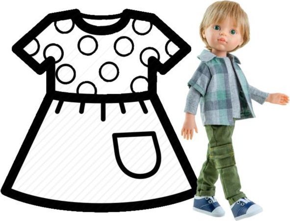 paola reina PAOLA REINA Ubranko dla lalek 32 cm 54419