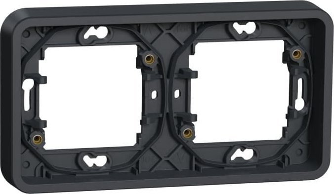 Schneider Electric Mureva Styl Podstawa podtynkowa 2x pozioma antracytowa MUR34101