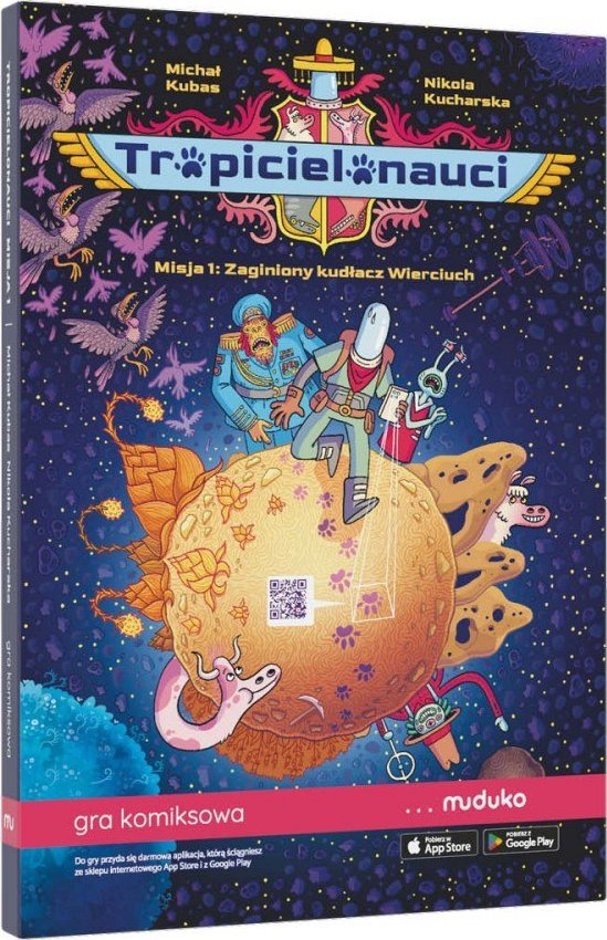 Gra Komiksowa Tropicielonauci. Misja 1: Zaginiony kudłacz Wierciuch Muduko