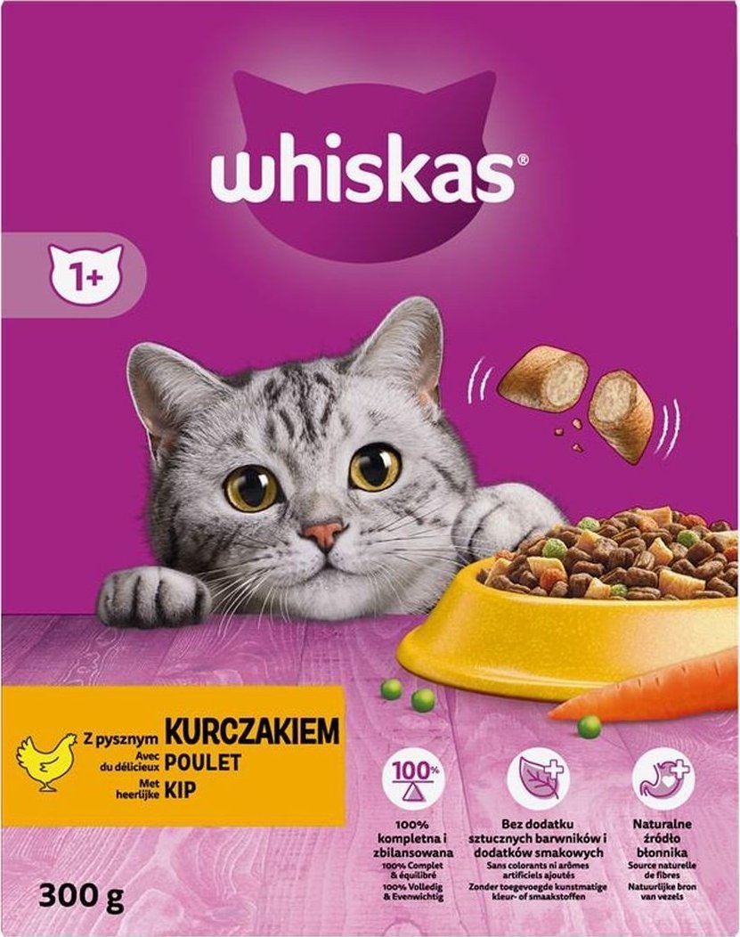 Whiskas Whiskas Sucha karma dla kota Kurczak 300 g
