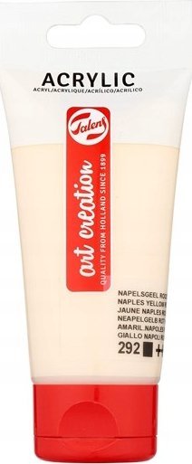 Artequipment Talens Art Creation Acrylic Colour Tube Naples Yellow Red Light 292