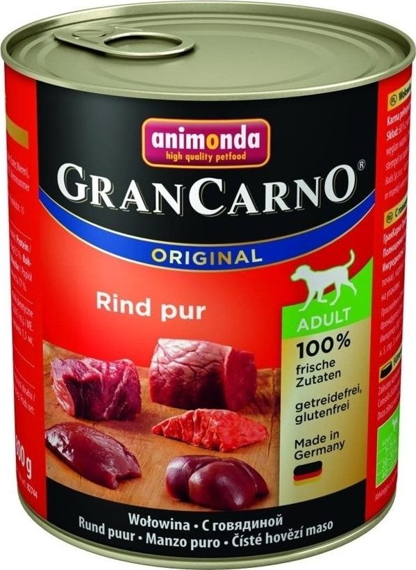 Animonda ANIMONDA GranCarno Adult Dog smak: Wołowina 12 x 800g