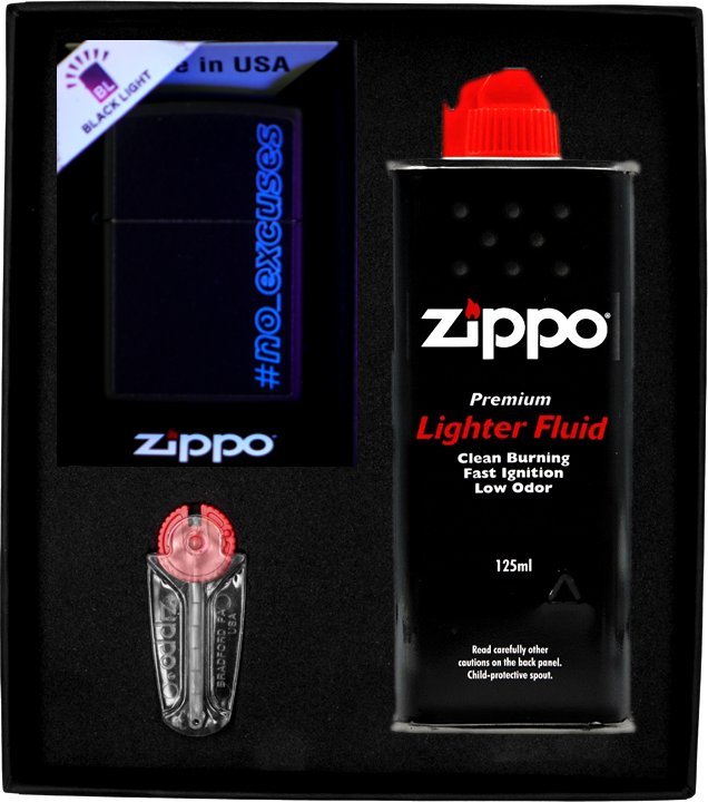 Zestaw ZIPPO Zapalniczka #NEOEXCUSES Prezentowy No1