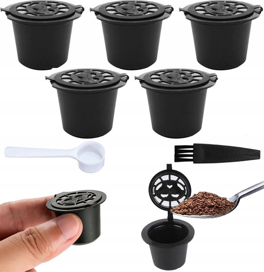 KAPSUŁKI DO EKSPRESU NESPRESSO WIELORAZOWE 5szt. CFC-5XB