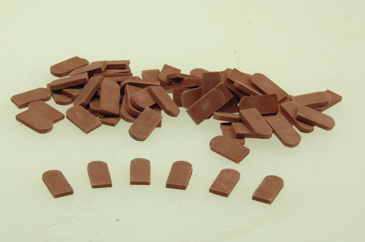 Juweela : Dachówki - Ciemnoczerwone (1080 szt)