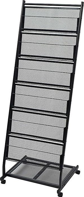 Elior Stojak na gazety broszury reklamę Max - Czarny