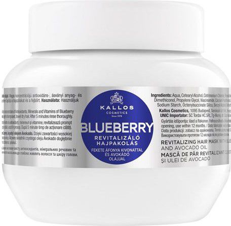 Kallos Blueberry Hair Mask 275 ml