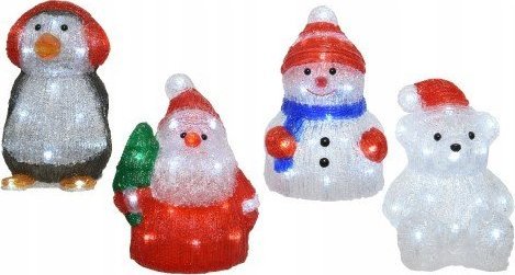 Kaemingk Figurka zewnętrzna LED dekoracyjna 25 cm