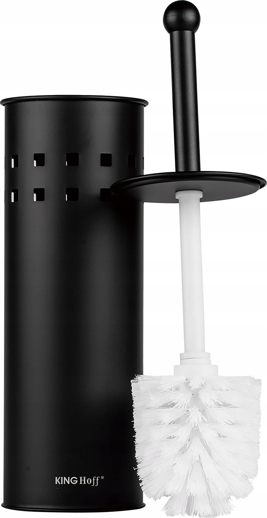 KingHoff SZCZOTKA DO WC Z POJEMNIKIEM KINGHOFF KH-1812