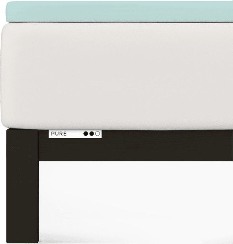 Schlaf-Gut Prześcieradło Schlafgut Pure Topper 140x200-160x220 Petrol Light 435 - L